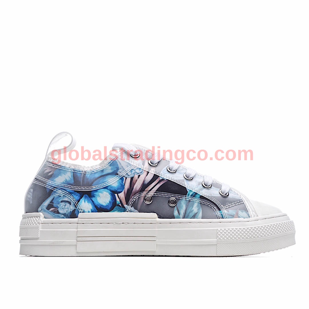 Dior B23 Oblique Slip-on Low Top Sneakers Sheer Print Sneakers